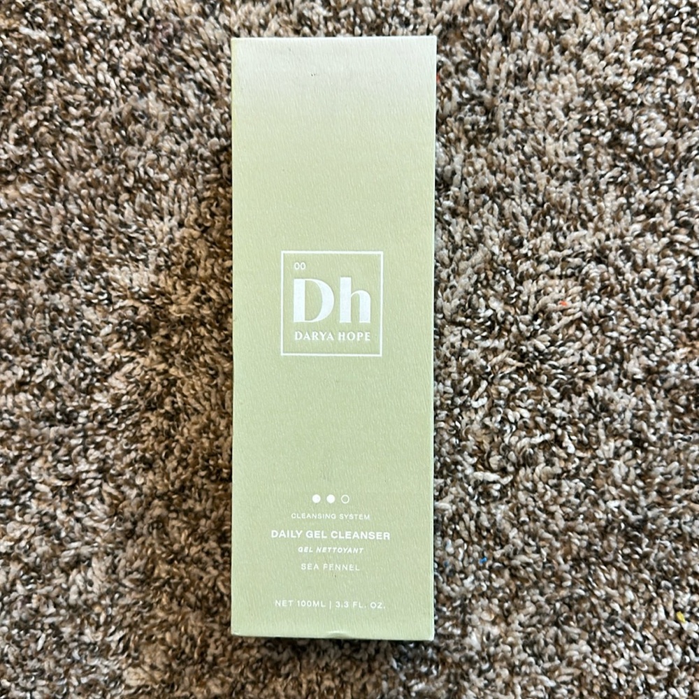 NIB Darya Hope Daily Gel Cleanser - Sea Fennel 3.3 fl oz / 100 ml